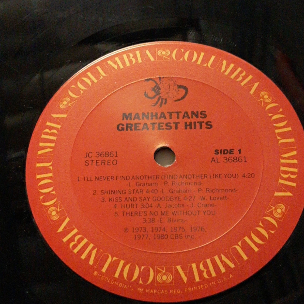 1980 Manhattans Vinyl - Picture 6 of 8